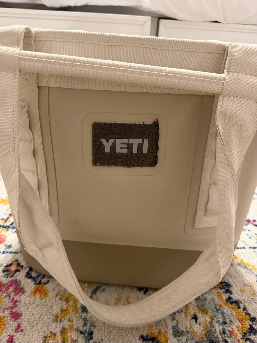 Yeti El Camino 20 Soft Cooler Tote in Taupe and White - Picture 2 of 2
